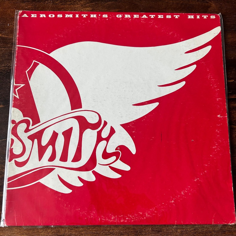 Aerosmith Greatest Hits Vinyl LP 12" Red White Sleeve 1980 Columbia FC 36865